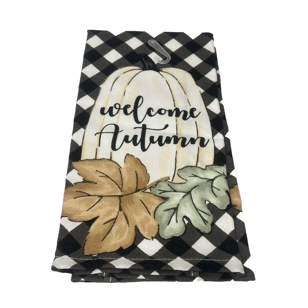 SET OF 2 NEW HARVEST kitchen hand towel 100%‎ cotton HOME DECOR